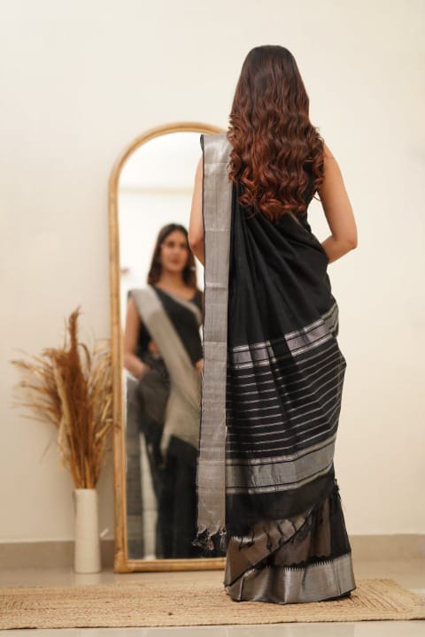 Silver Black 3 By Ddf Banarsi Silk Sarees Catalog